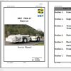 CAT Face Haulage FH125 D FBR 15 5001518 Service Manual BI014688 2006 1