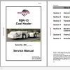 CAT Face Haulage FH125 D FBR15 5001911 Service Manual BI643725 2008 1