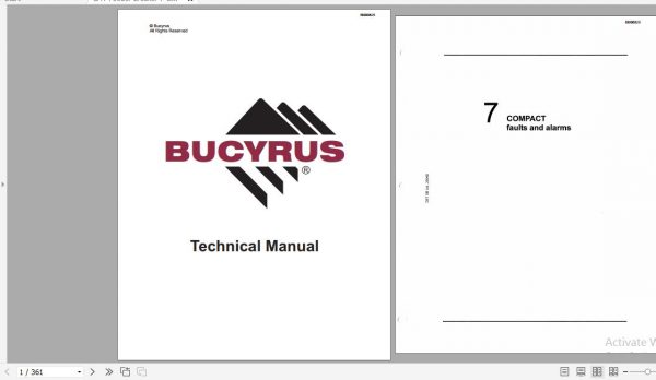 CAT Feeder Breaker 7 Compact Faults Alarms Vol 2 Troubleshooting Service Manual BI000825 2005 1