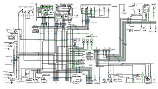 CAT Forklift MCFE DP100 Electrical Diagram 1
