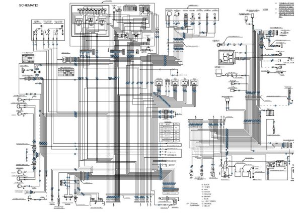 CAT Forklift MCFE DP100 Electrical Diagram 2