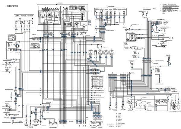 CAT Forklift MCFE DP115 Electrical Diagram 2