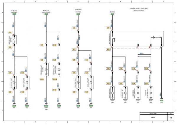 CAT Forklift MCFE DP120N1 Electrical Diagram 3