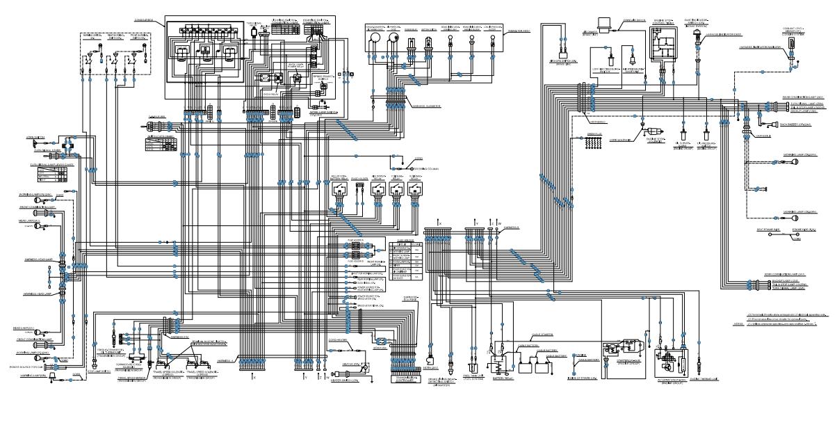 CAT Forklift MCFE DP135 Electrical Diagram 1