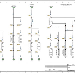 CAT Forklift MCFE DP150N2 Electrical Hydraulic Diagram 1
