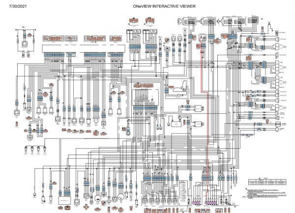 CAT Forklift MCFE DP15N Electrical Schematic 1