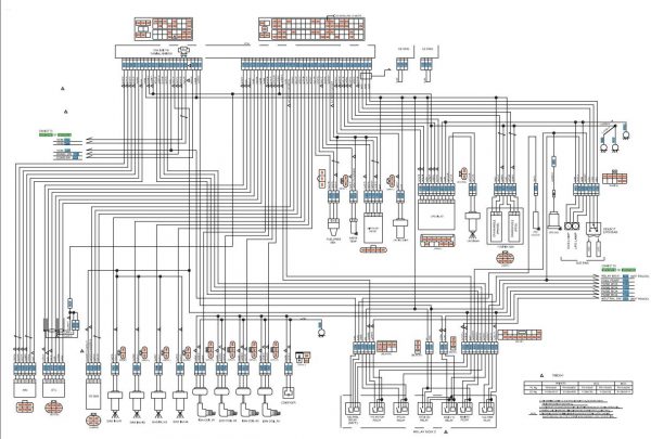 CAT Forklift MCFE DP18N Electrical Diagram Schematic 2