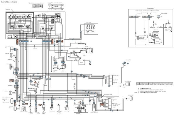 CAT Forklift MCFE DP25K Electrical Diagram 1