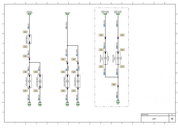 CAT Forklift MCFE DP30NM Electrical Hydraulic Diagram 3
