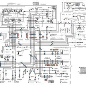 CAT Forklift MCFE DP40K Electrical Schematic 1