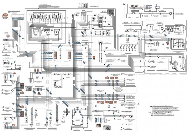 CAT Forklift MCFE DP40K Electrical Schematic 1