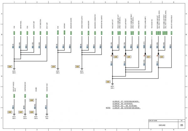 CAT Forklift MCFE DP40N1 Electrical Diagram 1