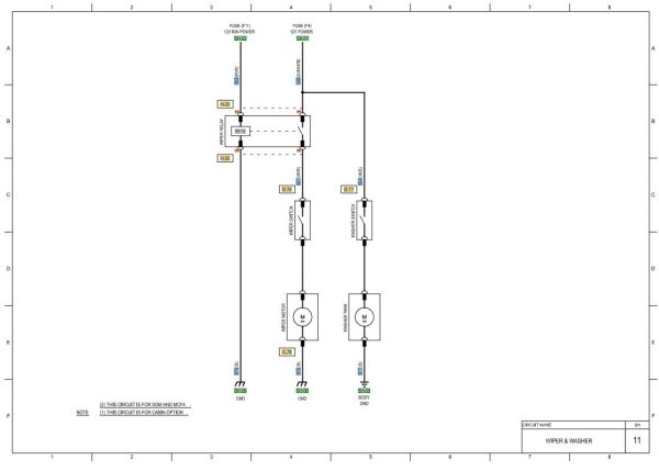 CAT Forklift MCFE DP40N1 Electrical Diagram 3
