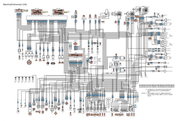 CAT Forklift MCFE DP40NM1 Electrical Schematic 1