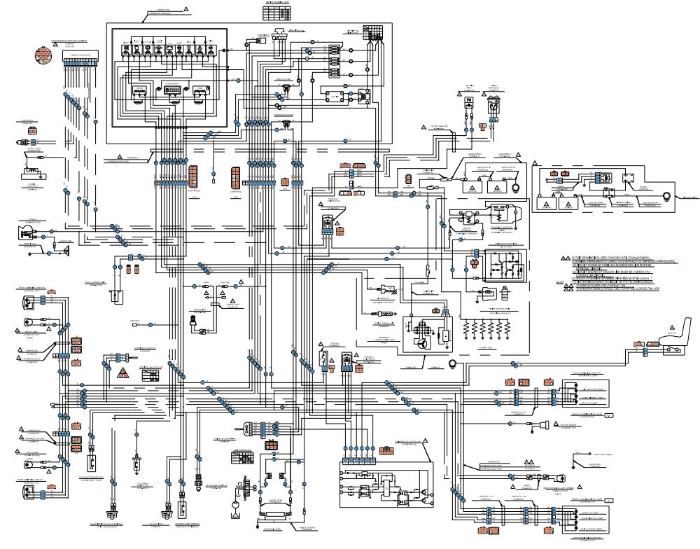 CAT Forklift MCFE DP45K Electrical Schematic