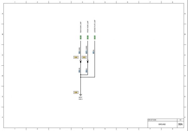 CAT Forklift MCFE DP45N1 Electrical Diagram 1
