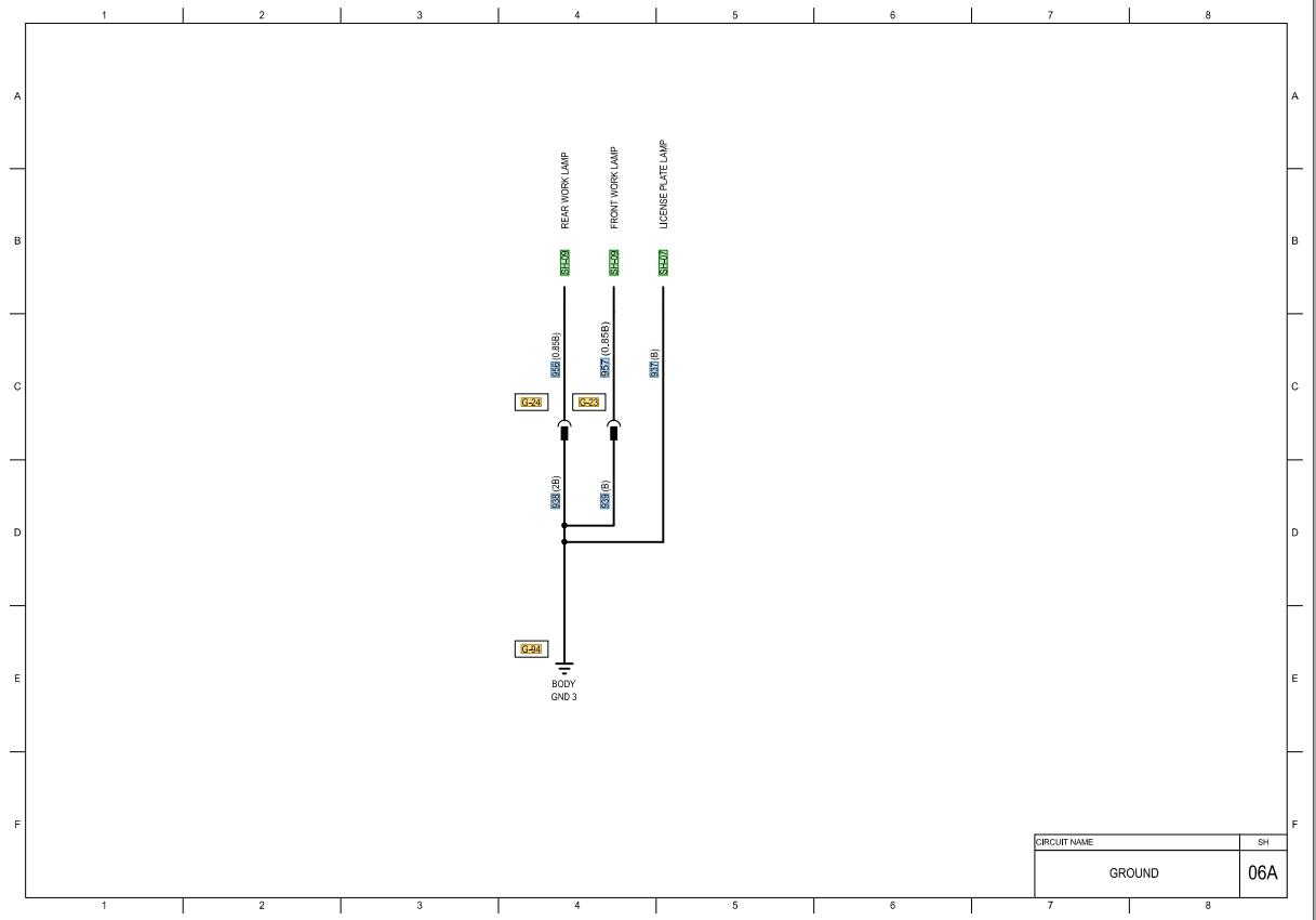 CAT Forklift MCFE DP45N1 Electrical Diagram 1