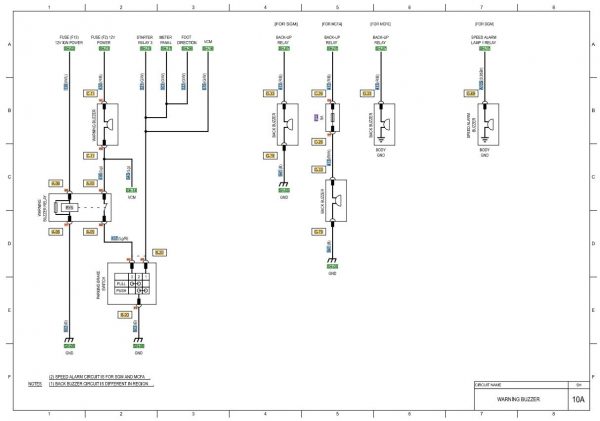 CAT Forklift MCFE DP50CN Electrical Diagram 1