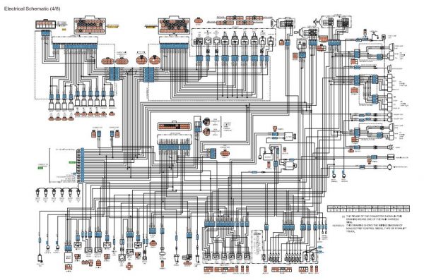 CAT Forklift MCFE DP50CNM1 Electrical Schematic 2