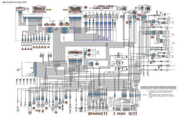 CAT Forklift MCFE DP50NM1 ELectrical Schematic 1