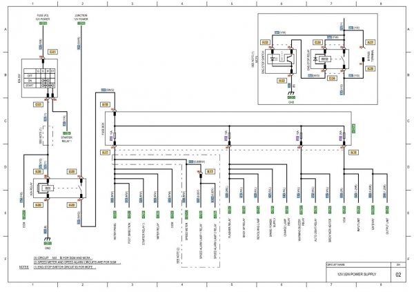 CAT Forklift MCFE DP55N1 Electrical Diagram 2
