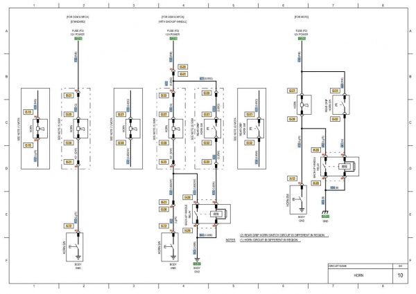 CAT Forklift MCFE DP55N1 Electrical Diagram 3