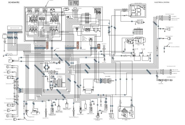 CAT Forklift MCFE DP70 Electrical Diagram 2