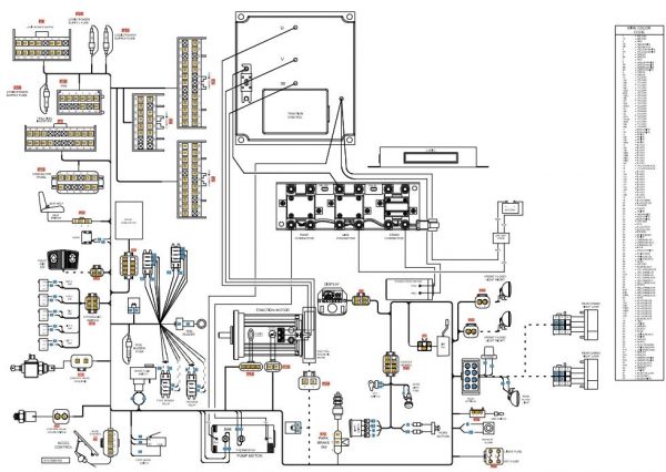 CAT Forklift MCFE E5000 Electrical Diagram 2