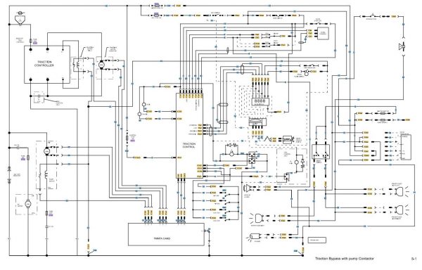 CAT Forklift MCFE EC15K Electrical Diagram 2