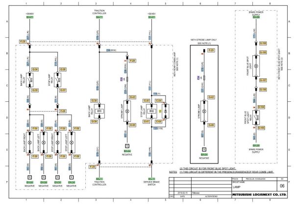 CAT Forklift MCFE EC23N Electrical Schematic 3