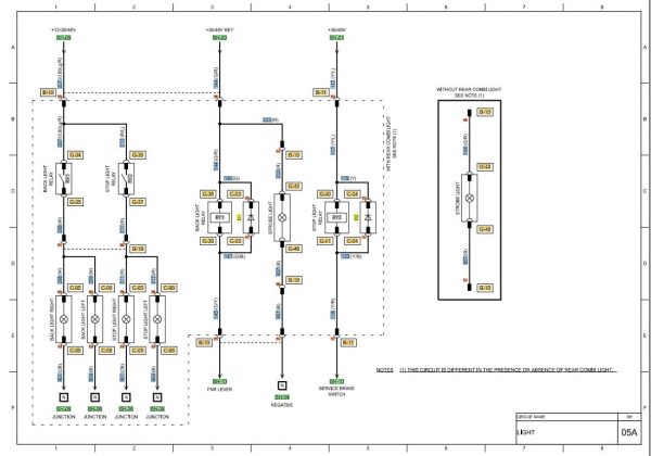CAT Forklift MCFE EC25EN2 Electrical Diagram 3