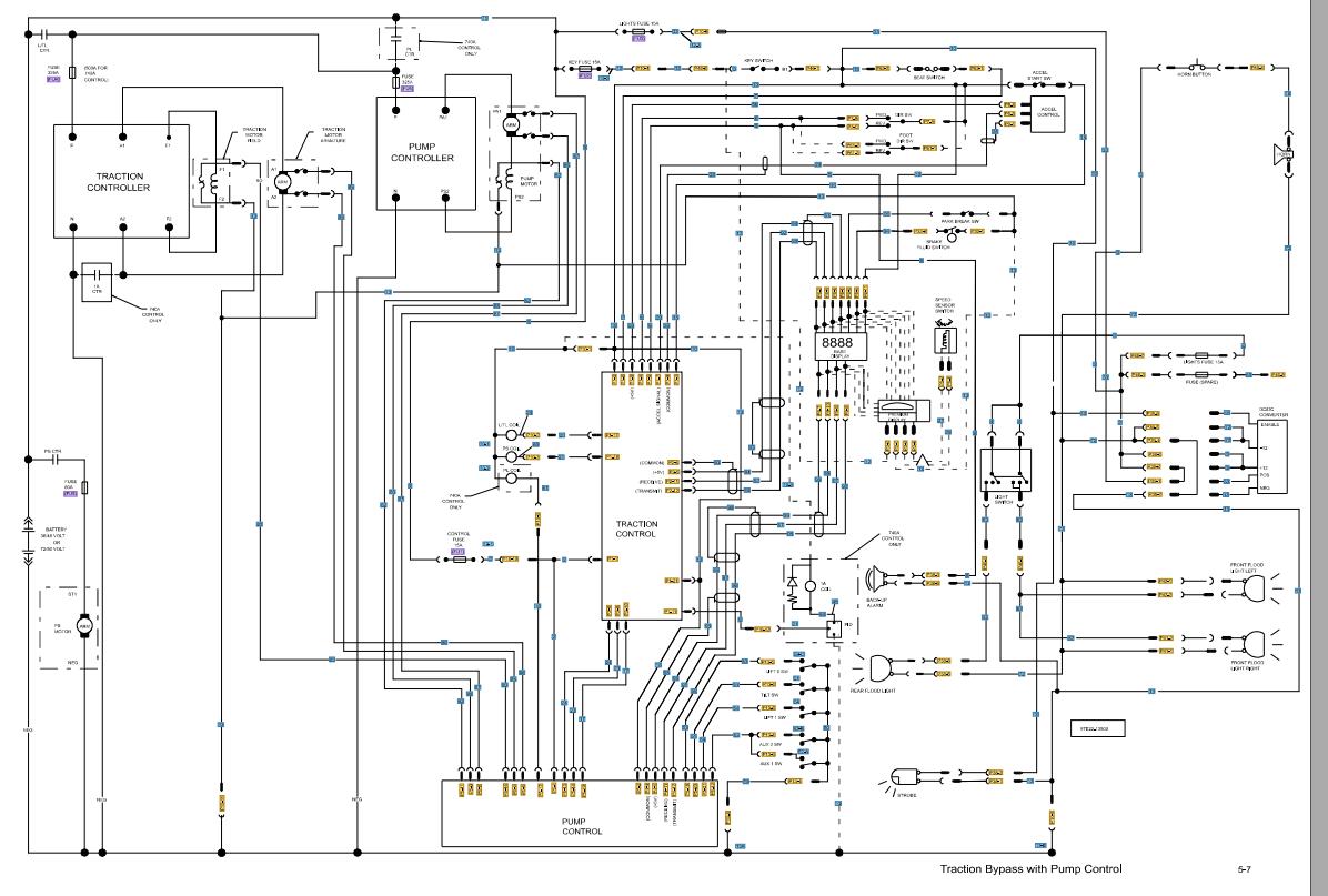 CAT Forklift MCFE EC25KL Electrical Diagram 1