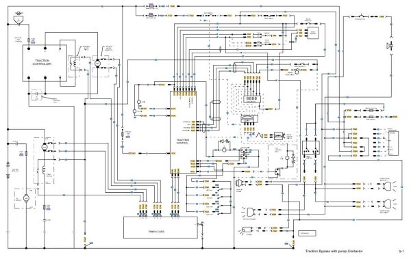 CAT Forklift MCFE EC25KL Electrical Diagram 2