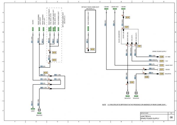 CAT Forklift MCFE EC25LN2 Electrical Diagram 3