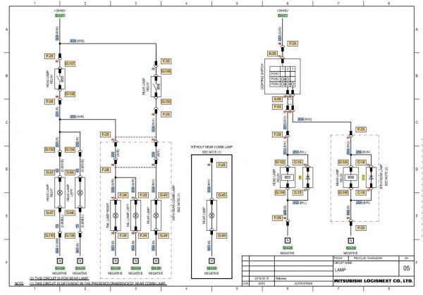 CAT Forklift MCFE EC25N Electrical Schematic 1