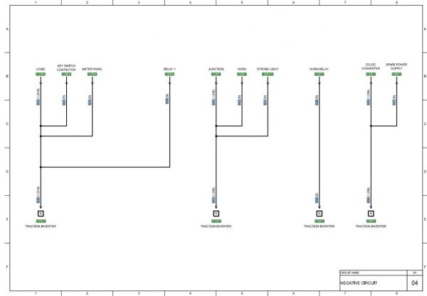 CAT Forklift MCFE EC25N2 Electrical Diagram 2