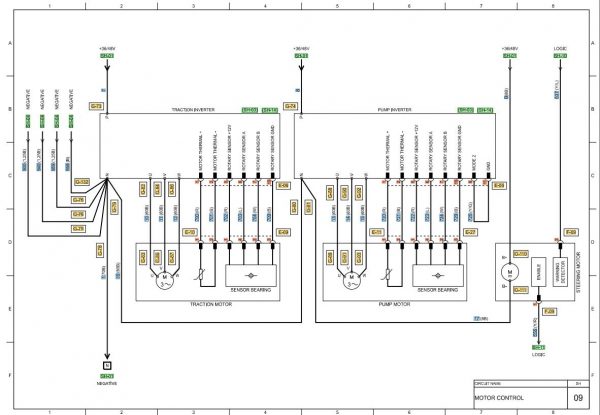 CAT Forklift MCFE EC25N2 Electrical Diagram 3