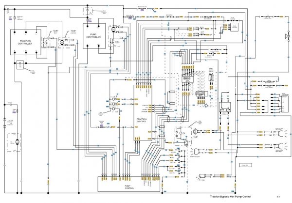 CAT Forklift MCFE EC30K Electrical Diagram 2