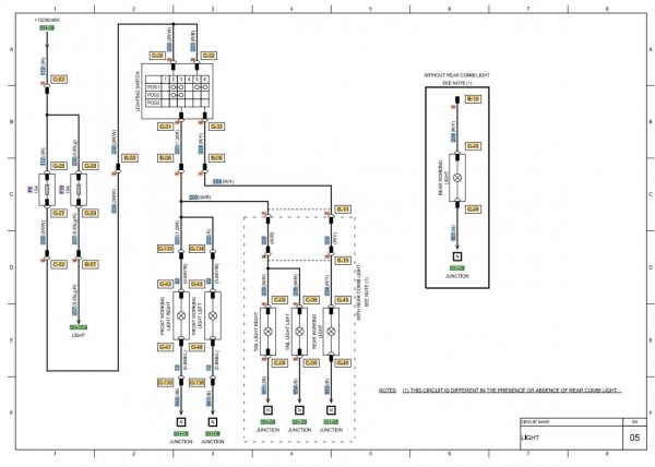 CAT Forklift MCFE EC30N2 Electrical Diagram 2