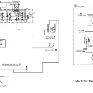 CAT Forklift MCFE GP18NM Electrical Hydraulic Diagram 1