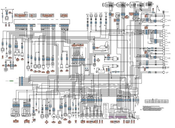 CAT Forklift MCFE GP20ZN Electrical Diagram 1