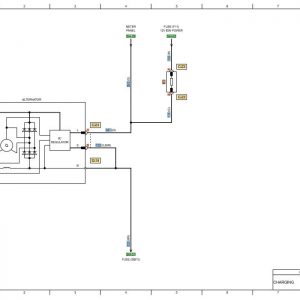 CAT Forklift MCFE GP30S Electrical Diagram 1