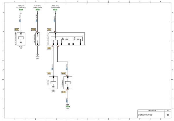 CAT Forklift MCFE GP30S Electrical Diagram 2