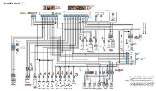 CAT Forklift MCFE GP35N Electrical Hydraulic Diagram 2