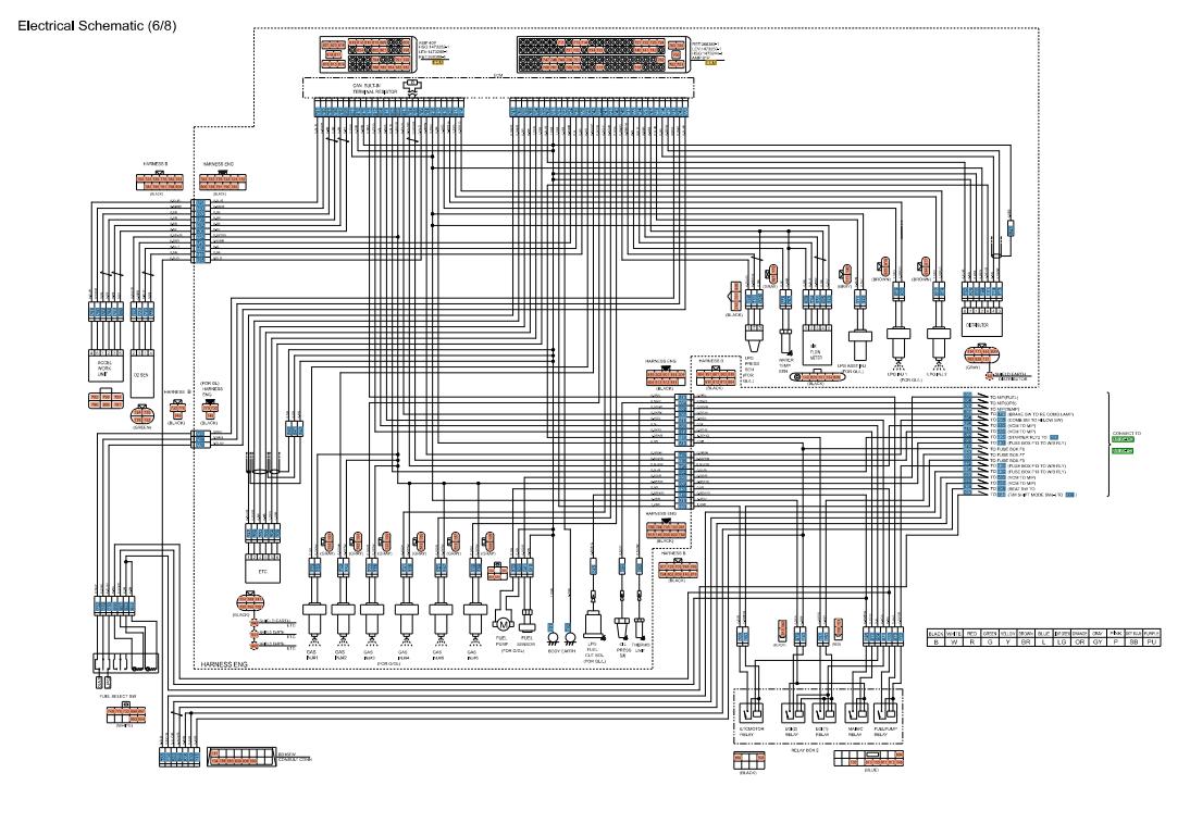 CAT Forklift MCFE GP50CN1 Electrical Diagram 1