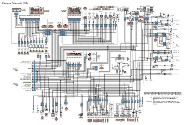 CAT Forklift MCFE GP55N1 Electrical Diagram 1