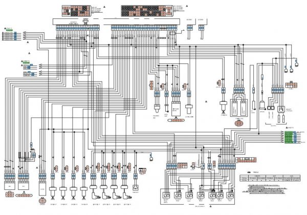 CAT Forklift MCFE P5000 Electrical Hydraulic Diagram 1
