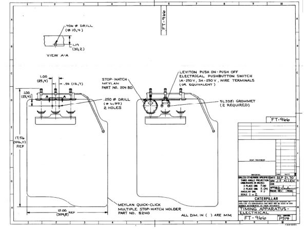 CAT Heavy Equipments FT0904 FT0997 Dimensions EN PDF 2