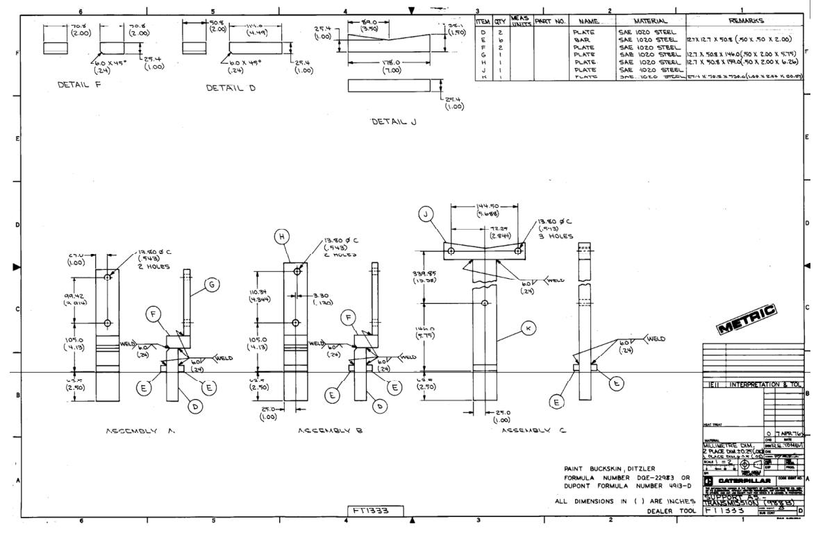 CAT Heavy Equipments FT1206 FT1395 01 Dimensions EN PDF 1