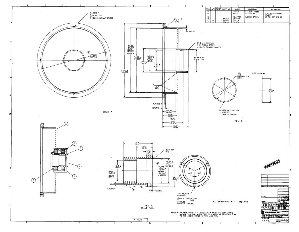 CAT Heavy Equipments FT1401 00 FT1499 Dimensions EN PDF 1